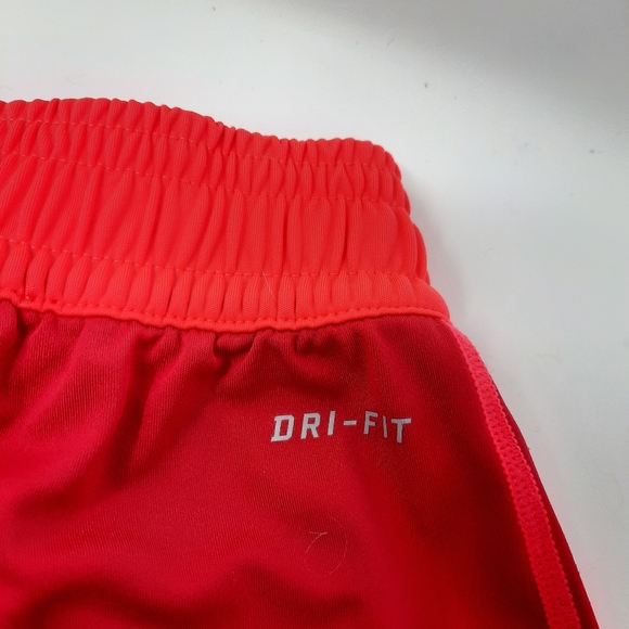 Women's Nike Dri-Fit Red Athletic Running Shorts - Picture 5 of 5